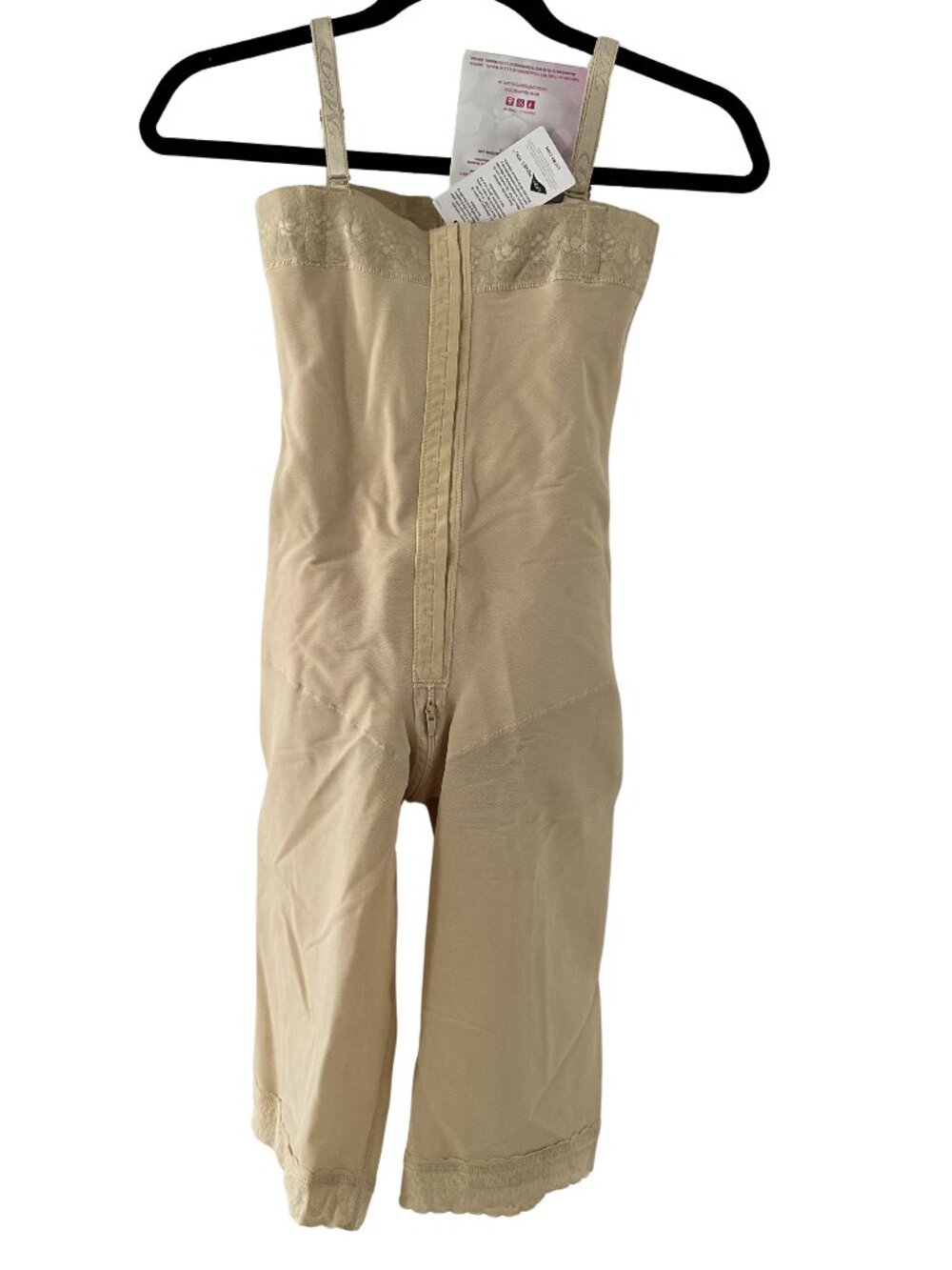 Fajas M&D F0076 Full Body Shaper Faja Larga NWT Beige Size XL